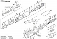 Bosch 0 607 261 102 400 WATT-SERIE Pn-Straight Grinder-Ind. Spare Parts